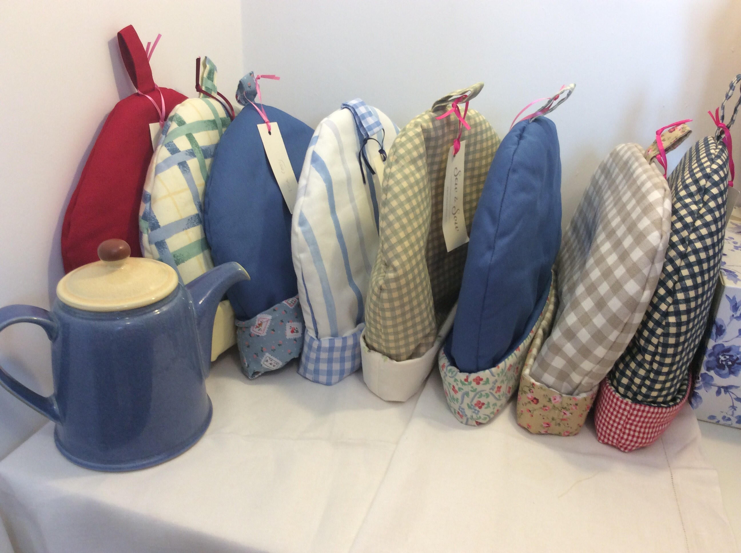 Tea Cosy - blue check